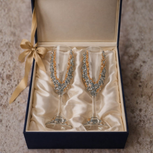Luxury Handcrafted Wine Glass Set – Premium Designer Crystal Glasses (Set of 2 & 4 Available)