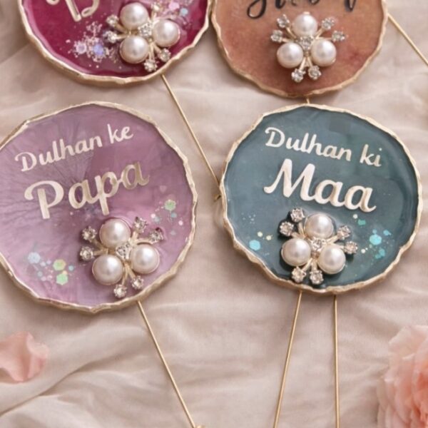 Customised resin batch for special occasions