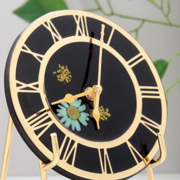 8 Inch table clock with stand